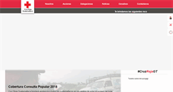 Desktop Screenshot of cruzroja.gt